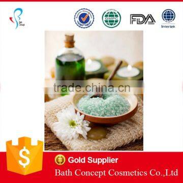 flower scent high quality crystal bath salt for wholesale