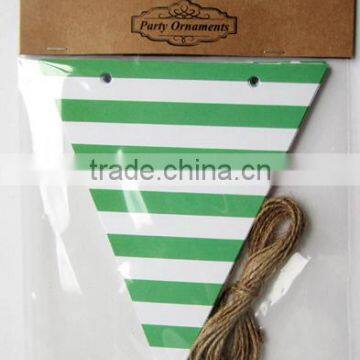 Custom Printing Paper Party Flag Banner Maker for Birthday Wedding Decoration Hang up photo-2