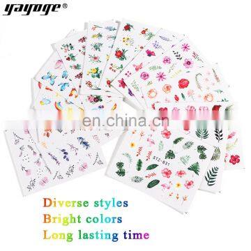 Transfer Tattoos Nail Sticker Flowers Nart Nail Polish Sticker on Sale photo-5