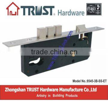 TRUST 85X45mm High Security Mortise Entrance Lock Body with 3 square bolt