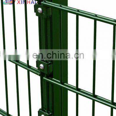 Galvanized Double Wire Fencing Panels Metal Fence