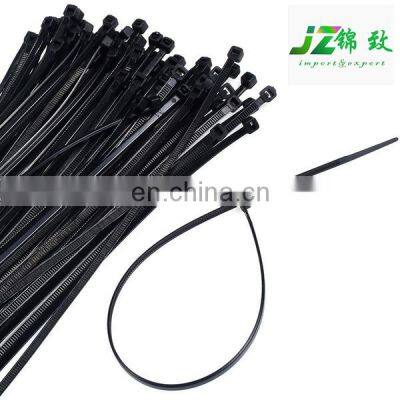 Factory custom size colorful heavy duty self-locking nylon plastic cable ties 3.6*150mm 100pcs/bag