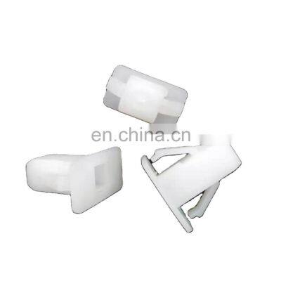 JZ High Quality Plastic Car Fastener Clips Nylon Automobile Big White Clip