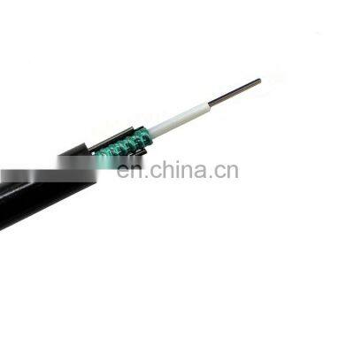 12 core black GYXTW Single Mode G652D Outdoor Fiber Optic Cable 12 core GYXTW fiber optic cable