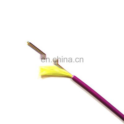 FTTH G.657A PVC fiber jumper 6 Core Multimode Price Optical Fiber Drop Cable