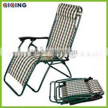 Folding lounge chair with texline fabirc and pillow HQ-1013K