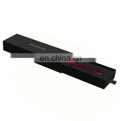 High End Two Pieces Pen Packaging Drawer Box With Foam Incert OEM Rigid Packing Box Gift Jewelry Necklace Packing Box photo-3
