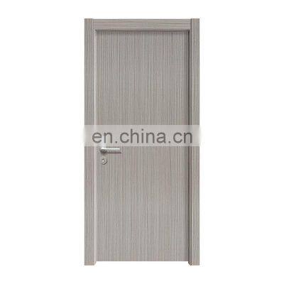 Waterproof WPC PVC MDF Door Design Solid Interior Wooden Doors For Room