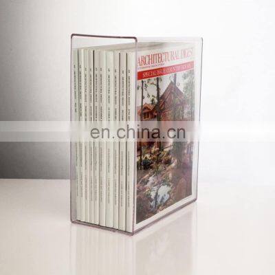 Clear Acrylic Magazine Holder for Office, Home photo-3
