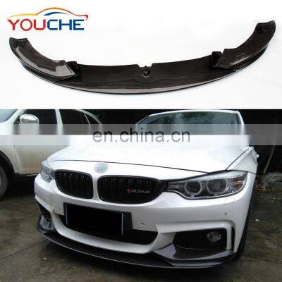 F32 F33 F36 carbon fiber MP type front bumper lip for BMW 4 series M sport 2014-2018