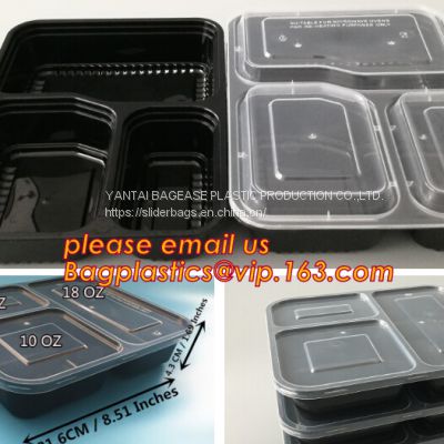 Biodegradable Disposable Trays, corn starch fast food box, Disposable Biodegradable Blister Round Food Tray