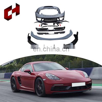 CH Best Sale Car Body Parts Front Grille Side Skirt Brake Turn Signal Lamp Conversion Bodykit For Porsche 718 2016-2018 to GTS