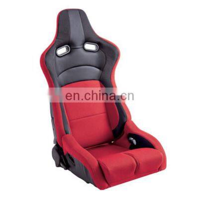 Adjustable Carbon Look with cloth single slider JBR 1061 racing seat for sports