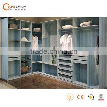 Open style solid wood wardrobe, cloth wardrobe