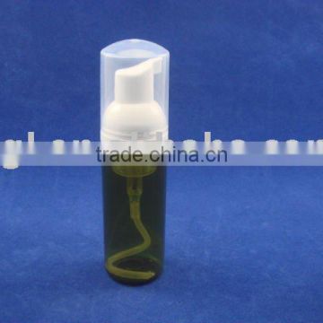 green foaming pump bottle