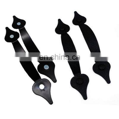 Black Hardware Carriage Accents Faux Hinges and Handle Magnetic Garage Door Hinges Handle photo-4