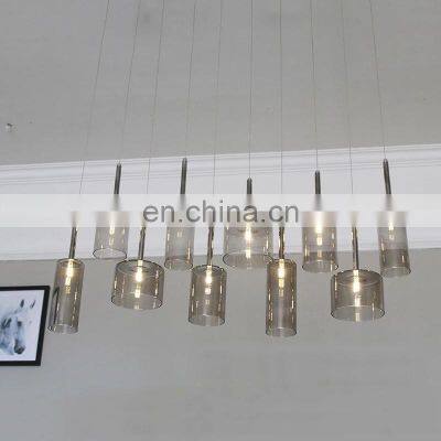 Nordic Glass Pendant Lights Creative Minimalist Bar Living Room Bedroom Single Head LED Hanging Lamp