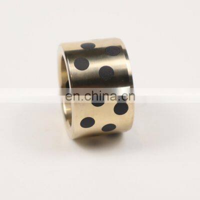 Oil Free Composite Copper Alloy Graphite Plugged Brass Shaft Bushing Bearing photo-4