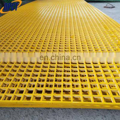 FRP Molded Grating Fiberglass Grating For platform walkway lightweight and corrosion resistant