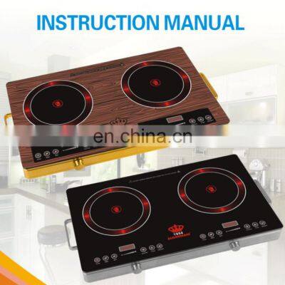 Induction Cooker 110v/220v 2000W Touch Control Black Color Easy to Operate Rice Soup Milk Hotpot Rice Keep Warm Function photo-4