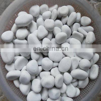 river stone tile/washed river pebble/white river stone