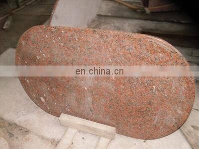 Предварительно распиленный столешница из красного гранита кленового вида photo-4