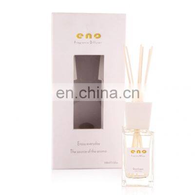 ENO 100ml glass bottle reed diffuser with ECO fragrance oil custom package aroma products for home aroma and home decoration