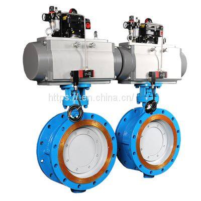 Pneumatic stainless steel butterfly valve