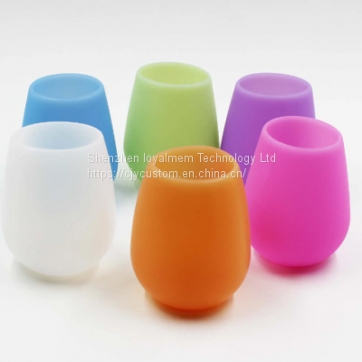 custom silicone wine cup lovely