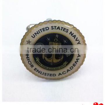 USN senior enlisted academy custom cufflink cheap cufflink stainless steel cufflink manufacturer