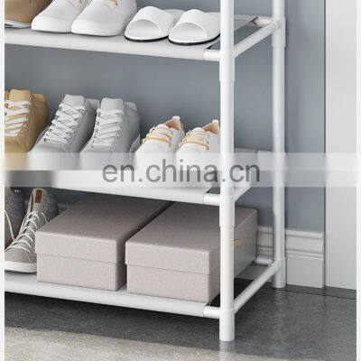 Clothes hanger shoe rack Integrated Landing bedroom clothes rack household simple modern rack