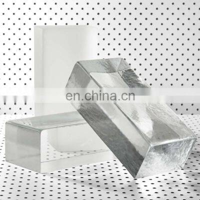 Outdoor Interior Transparent Crytal Solid 190X190X80mm Wall Decoration Glass Brick photo-5