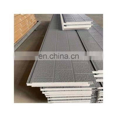 Wholesale Wall Panel Foam Brick 3d Thick pe Foam Wall pu Panels 1.8mm Metal Carved Sandwich Panel photo-4