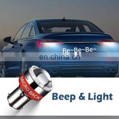 quality product car led  bulb backup reversing light  with beep alarm 105dB warning volume