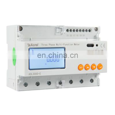 Customized Design  Interface RS485 ADL3000 35mm  DIN Rail energy meteetering devices with modbus connection