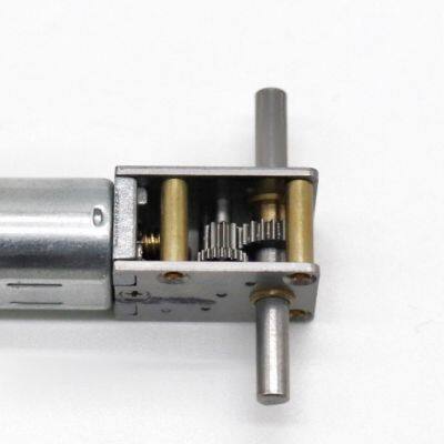 12V 24V GM1812-N20 12mm Dia Micro High Torque DC Reduction Motor Dual Shaft photo-2
