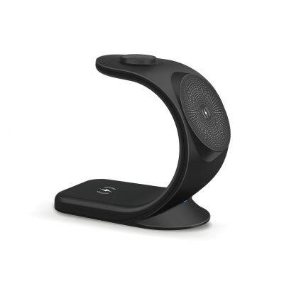 mobile phone earphone watch holder multifunctional magnetic 3 in 1 fast wireless charger station