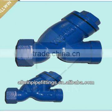 small size ductile iron thread Y-strainer