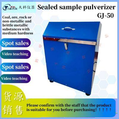 Sealed sample pulverizer/Coal based prototype/Coal assay/Coal crushing