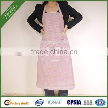 Trendy China supplier eco-friendly stripe/custom cooking apron,leather work apron