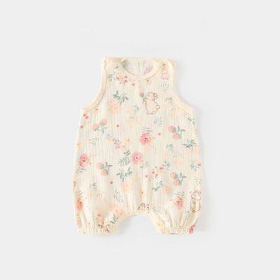 Newborn Bodysuit Baby Clothes Vest Summer Kids Romper Climb Crawl Suit Children's Pajama Onesie Jumpsuit photo-3