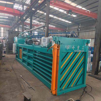 Multifunctional Automatic Horizontal Hydraulic Compression Baler for Waste Recycling Stations Bottles & Pouch Packaging