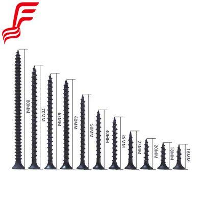 China Factory Direct Supply 1-1/4 Black Phosphate Collated Drywall Screw With Coarse Thread Drywall Screws photo-1