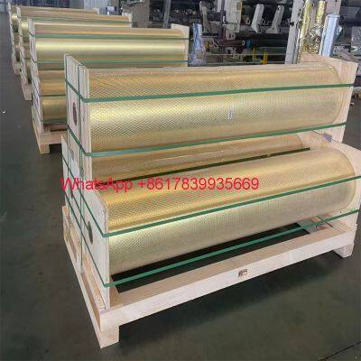 Many Gold Colors PET/BOPP Metalized Thermal Lamination Film produced as your sample