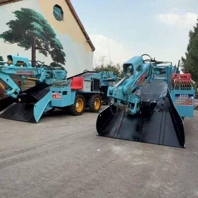 Crawler Scraper Slag Remover for Slag Discharge in Mine Ramps and Underground Tunnels, Telescopic and Foldable Slag Raking Equipment