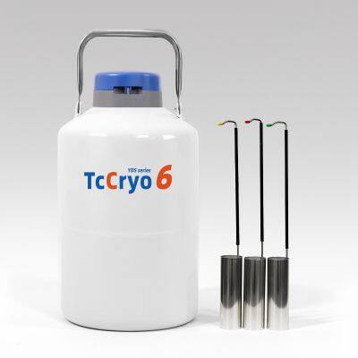 El Salvador 6L Bull Semen Storage TcCryo Liquid Nitrogen Holding Tank photo-1