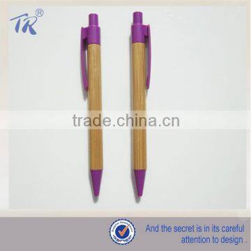 Simple Design Wholesale School Supply Bamboo Pen