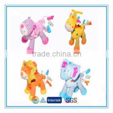 2014 new designs for plush baby toys soft material