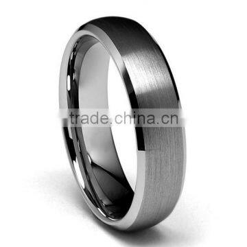 Lastest Design Beveled Edge Tungsten Wedding Ring