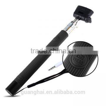 2015 Cable Take Pole Selfie Stick Z07-5S, Monopod Selfie Stick With Cable Z07-5S, Wired Selfie Stick Monopod Z07-5S